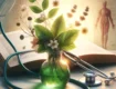 A conceptual image blending elements of traditional and modern medicine, symbolizing the unity and balance in healthcare. The composition includes a s